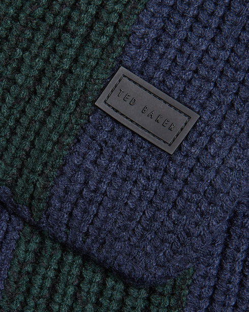 MASONNN-Scarves-Crafted from a cosy ribbed knit, the MASONNN scarf will keep you warm while adding a touch of sophistication to your outfit. Scarf Ribbed knit Striped pattern Ted Baker branded patch Dimensions: 182cm x 28cm- Ted Baker Romania